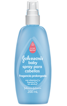 JOHNSON’S® baby spray para peinar fragancia prolongada