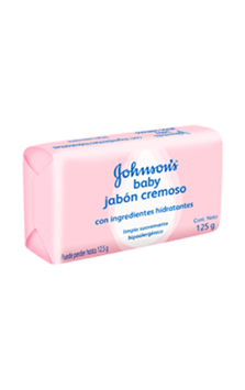 JOHNSON’S® baby jabón cremoso con ingredientes hidratantes