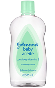 JOHNSON’S® baby aceite para bebés con aloe y vitamina E